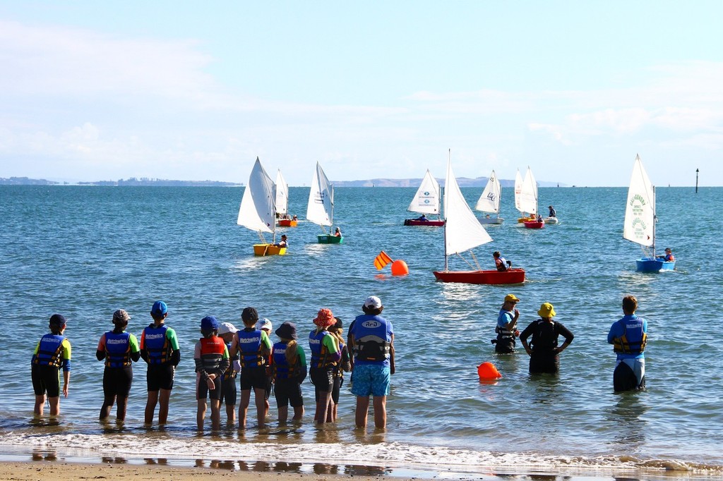 Some watch some sail - Waterwise March 21, 2013 © Richard Gladwell www.photosport.co.nz